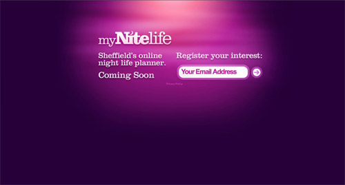 View the coming soon page