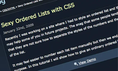 List Css