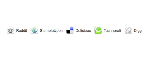 Wordpress Bookmark Icons