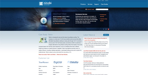 Web design trend example
