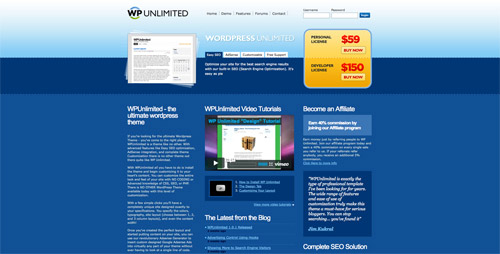 Web design trend example
