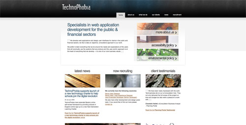 Web design trend example