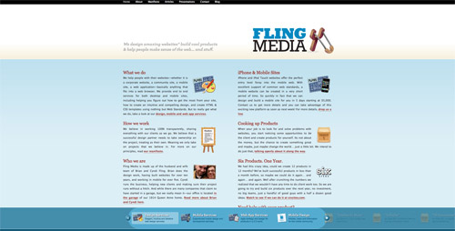 Web design trend example