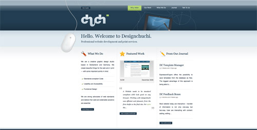 Web design trend example