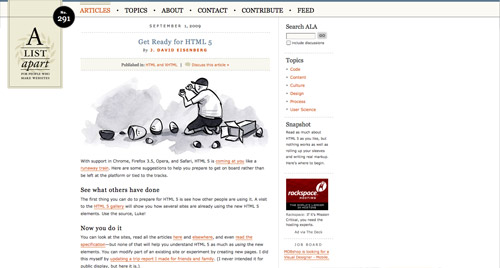 Read the HTML5 article