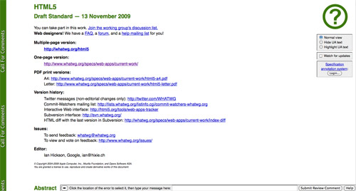 Read the HTML5 article