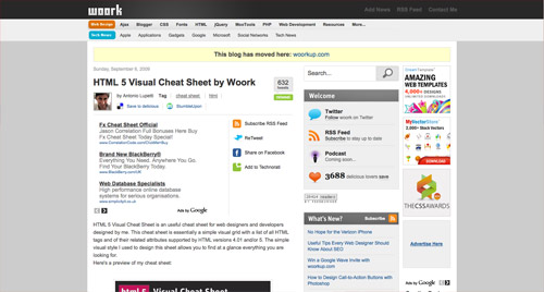 Read the HTML5 article