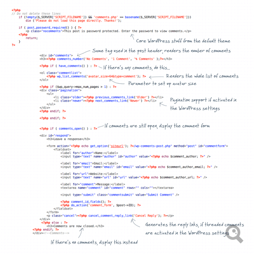 View fullsize code annotations