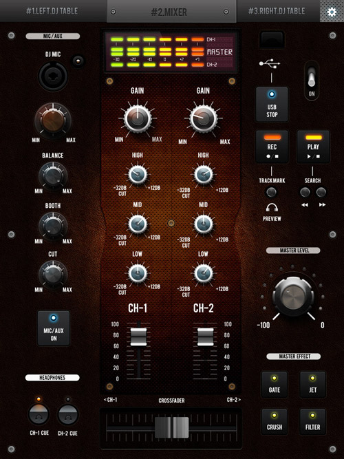 iPad DJ Mixer by BigPitcher