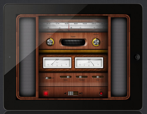 Old Futuristic Radio by Tobia Crivellari