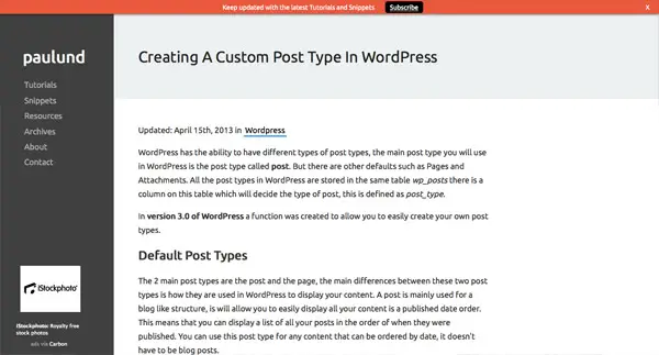Creating A Custom Post Type In WordPress