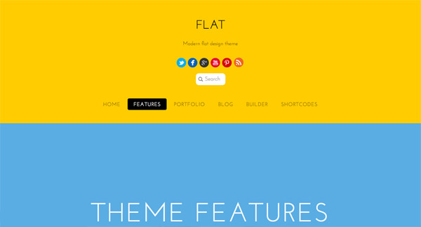 Flat WordPress Theme