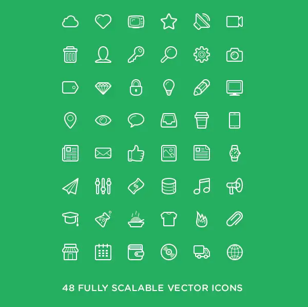 Linecons Icon Set by Designmodo