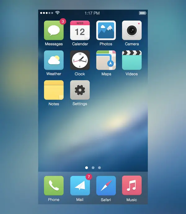 iOS7 Alternative Icons by Carlos Gavina