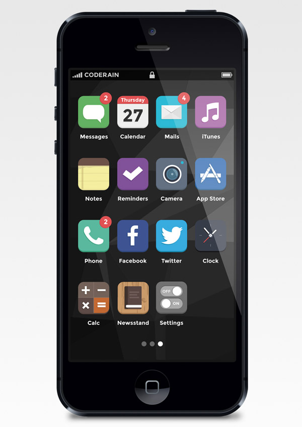 iOS7 Flat Icons by Mialszygrosz