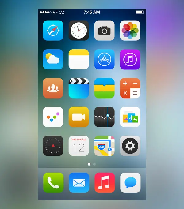 iOS 7 Icons by Jackie Tran Anh