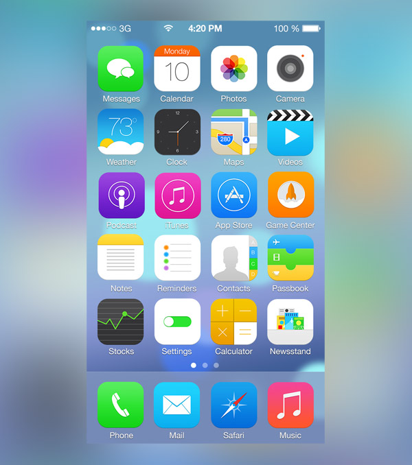 iOS 7 V2 by Ross Legacy
