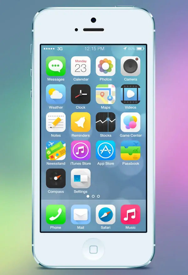 iOS 7 Icons by Alexandr Nohrin