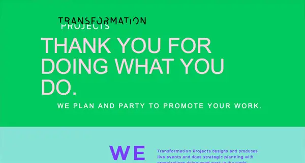 Transformation Projects