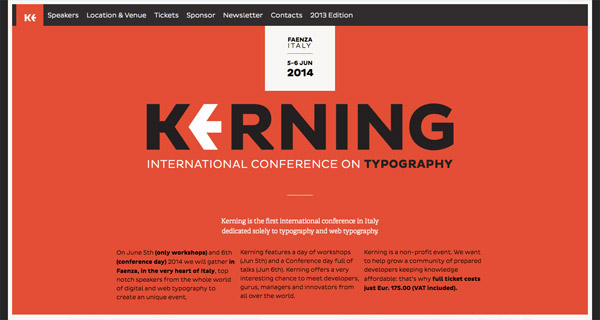 Kerning Conference 2014
