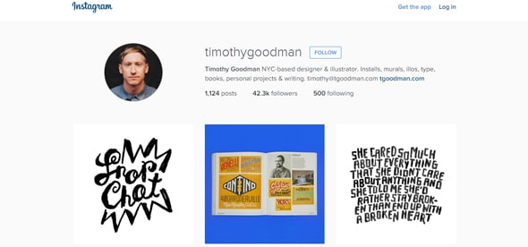Timothy-Goodman-–-@timothygoodman Graphic Designers on Instagram