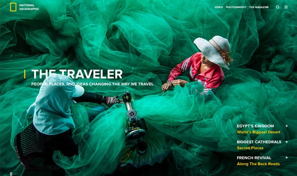 22个鼓舞人心的旅游网站界面设计灵感