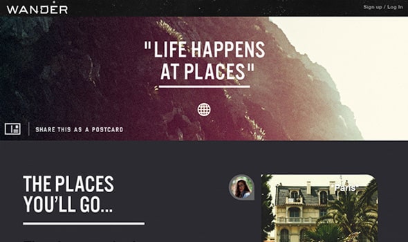 22个鼓舞人心的旅游网站界面设计灵感
