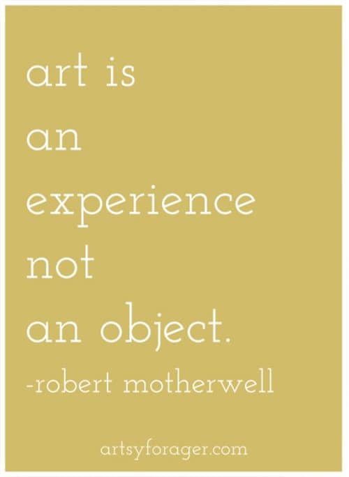 Art-is-an-experience-not-an-object