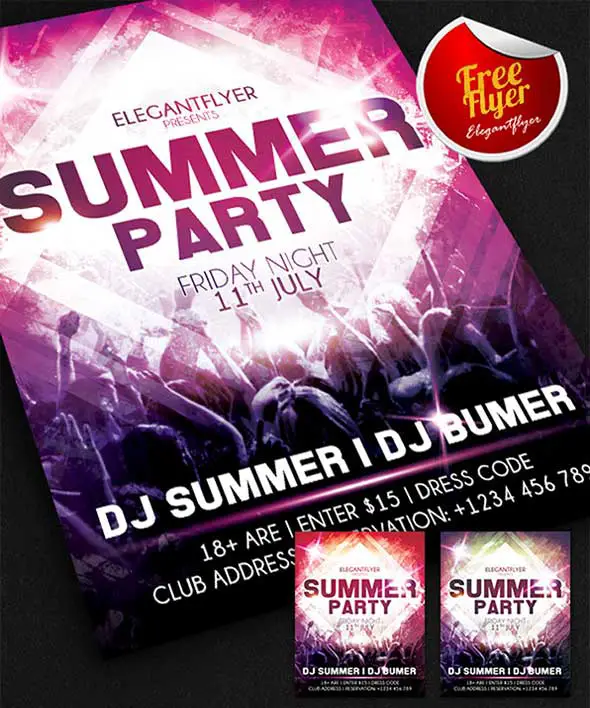 36-Summer-Party-Design-V02-Free-Flyer-PSD-Template