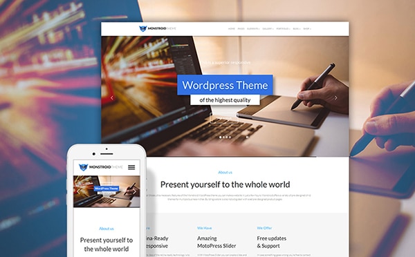 Monstroid WordPress Theme