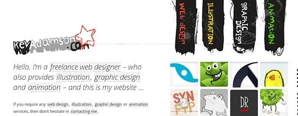 UK based Freelance Web Designer doodles web design 