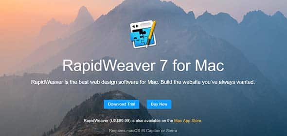 The Best Mac Web Design Software RapidWeaver