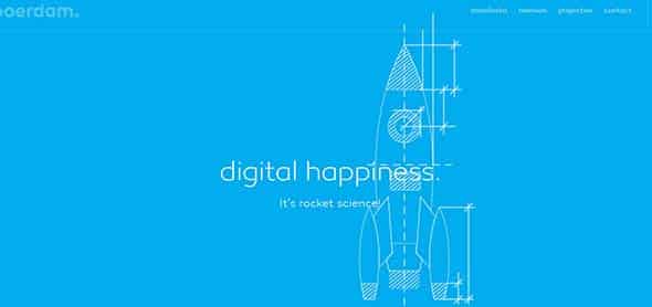 Boerdam digital happiness Slideshows in Web Design 