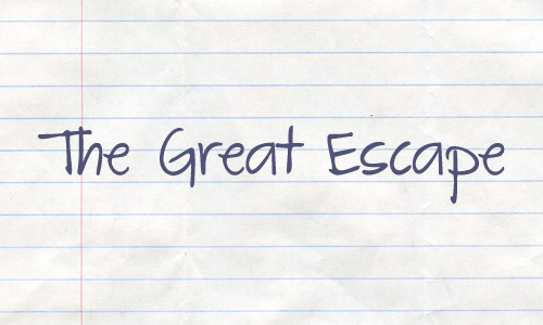 Free Handwriting Fonts: The Great Escape font