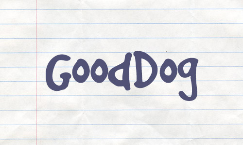 Free Handwriting Fonts: GoodDog