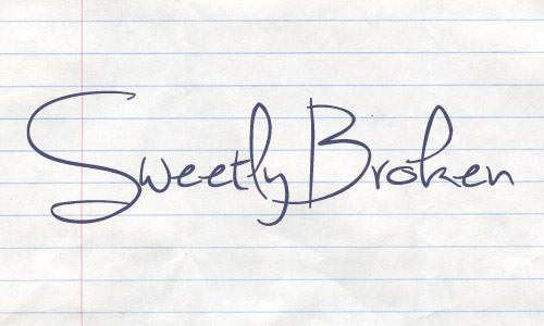 Free Handwriting Fonts: Sweetly Broken