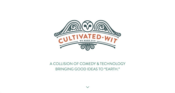 Cultivated Wit Web Designs Typography