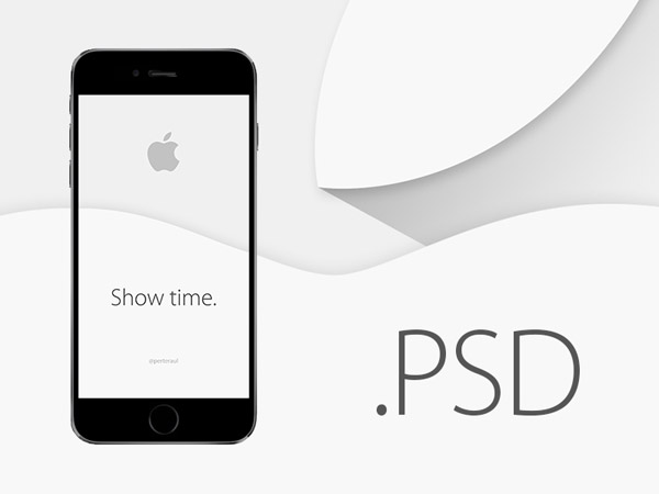 iPhone 6 Mock-Up PSD by Perțe Raul