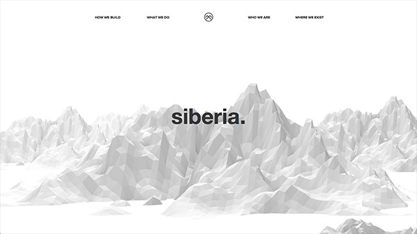 Siberia Subtle Motion in Web Design