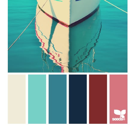 Boating Hues Flat Design Color Palettes
