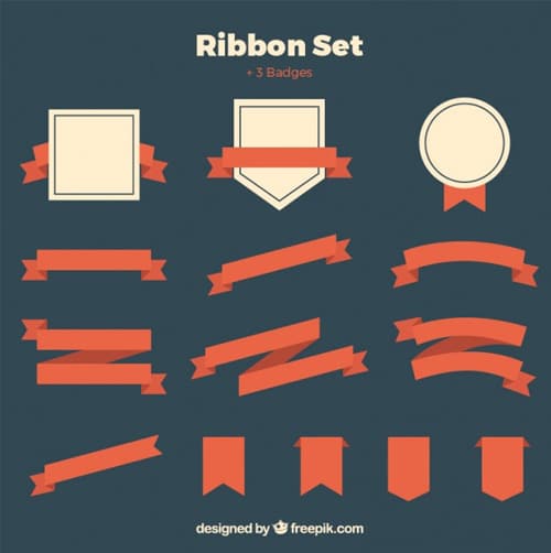 Ribbons set