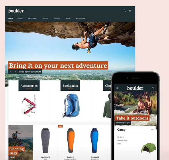 outdoors-theme-venture-Best Shopify Themes