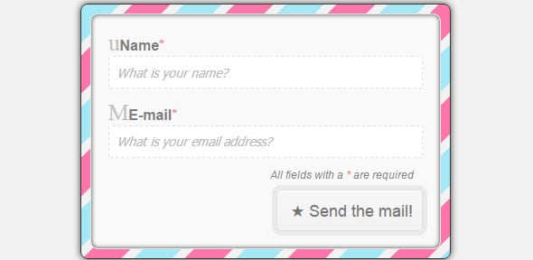 Simple contact form Form Designs