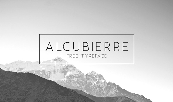 ALCUBIERRE High Quality Free Fonts