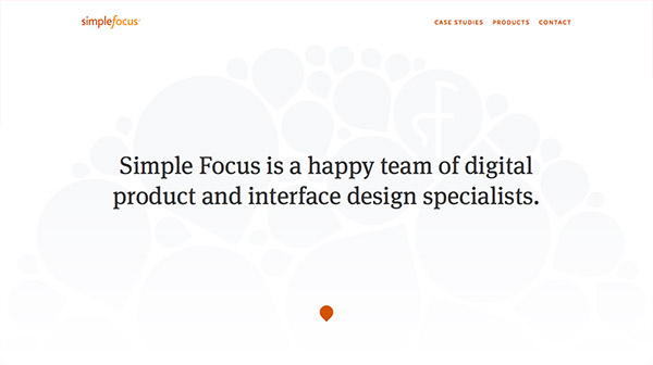 Simple Focus Website Design elevator pitch