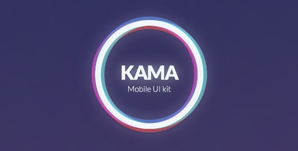 Kama iOS UI Kit Sketch Templates