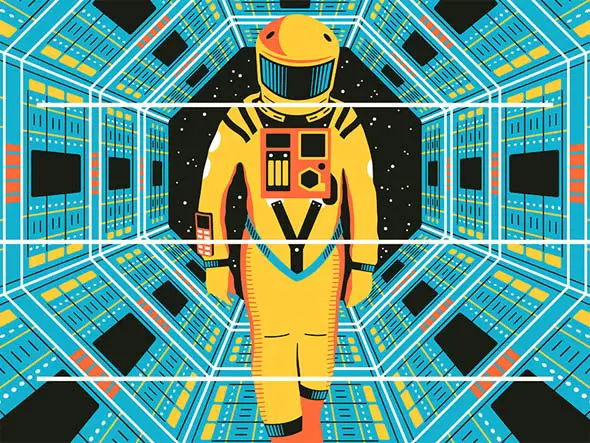 A Space Odyssey Poster Design