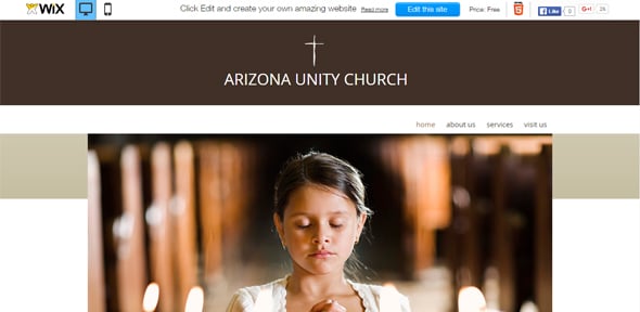 Church Site Website Template