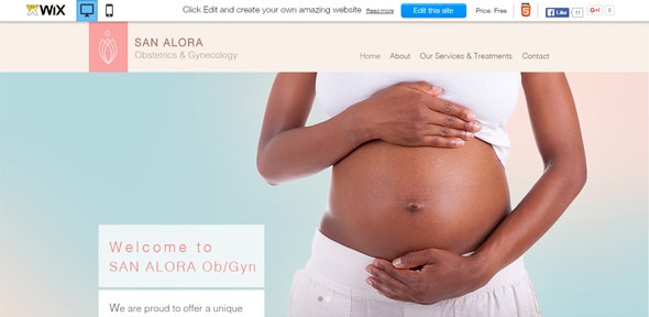 Women's Clinic Website Template