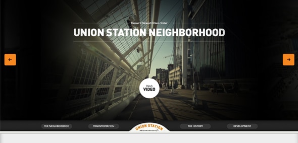 Union Station Neighborhood Co Intro Videos in Web Design